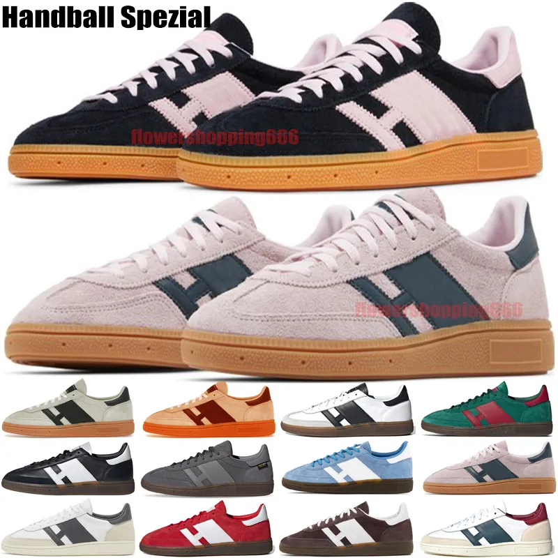 2024 Pallamano Spezial Scarpe casual Designer Uomo Donna Sneakers Spezials Blu navy Scarlatto Rosso Nucleo Nero Bianco Gomma Verde Borgogna Rosa Scarpe da ginnastica Taglia 35-45