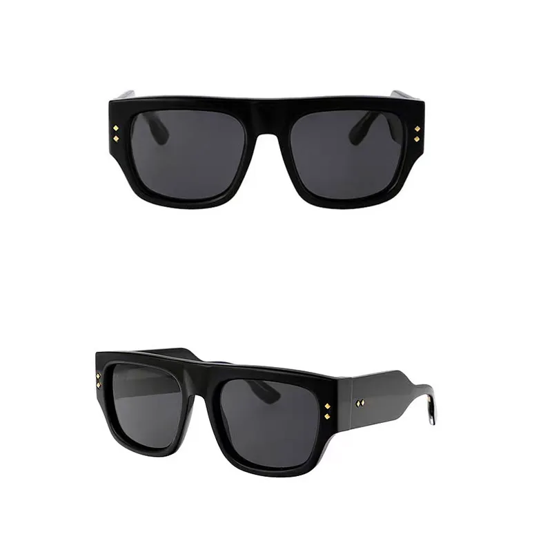 Designerfashion123 Sonnenbrille für Damen, klobige Platte, Luxusqualität, übergroße GG-Brille, 1262, klassische Marke, UV-Schutz-Stil, Herren-Sonnenbrille, Originalverpackung