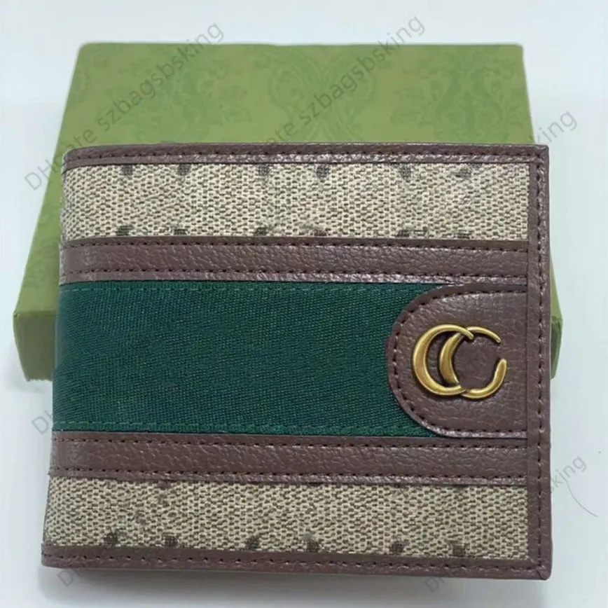 High-end skórzany projektant krótkometrażowy portfel męski i damski Nowy certyfikat karty kredytowej Lipstick Key Bag Fashion Small Exqu218z