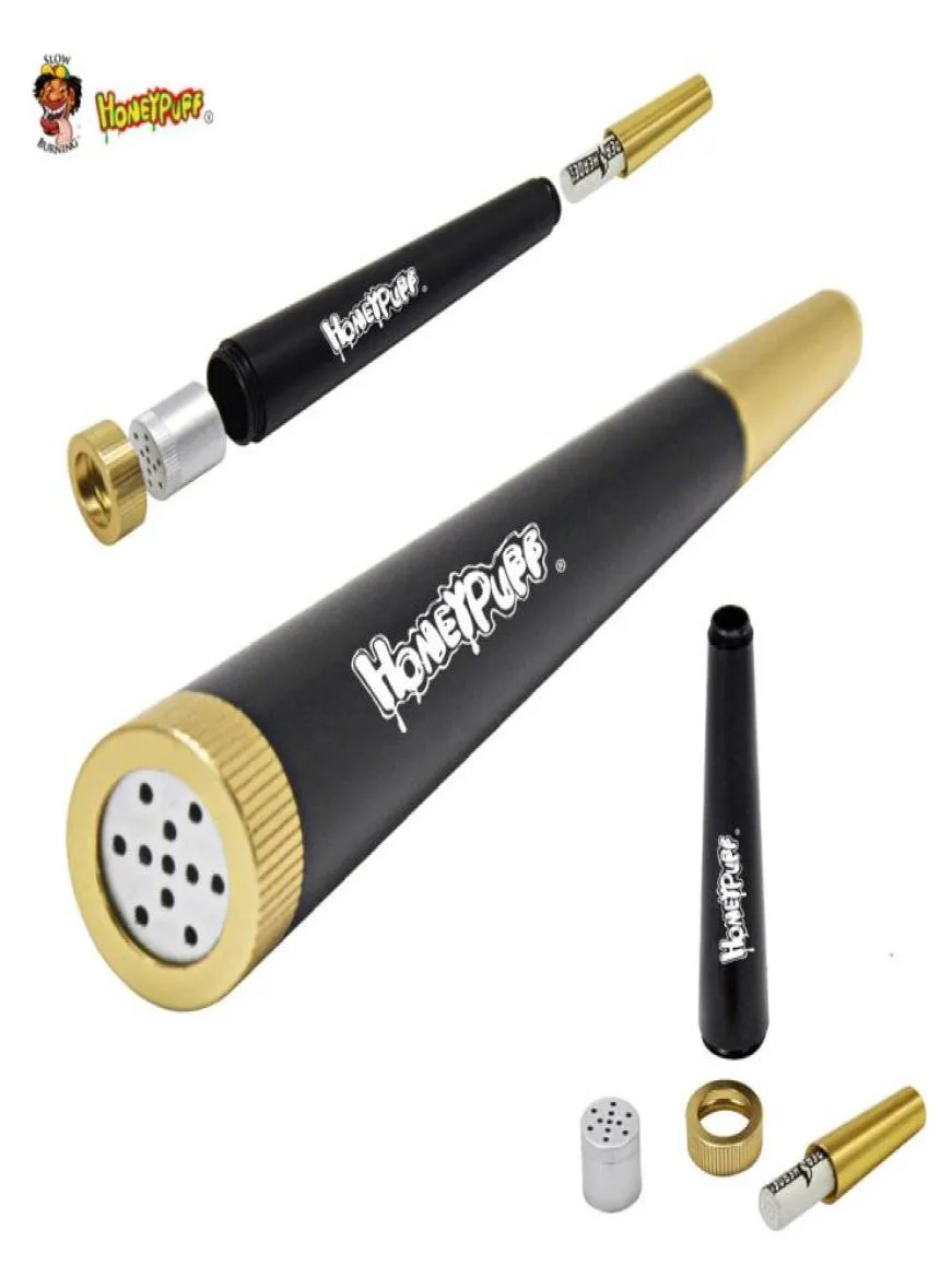 Cachimbo de metal destacável Honeypuff com filtro de pontas de boca Cachimbo de tabaco de alta qualidade Tubos de metal para fumar acessórios de ervas 1753036