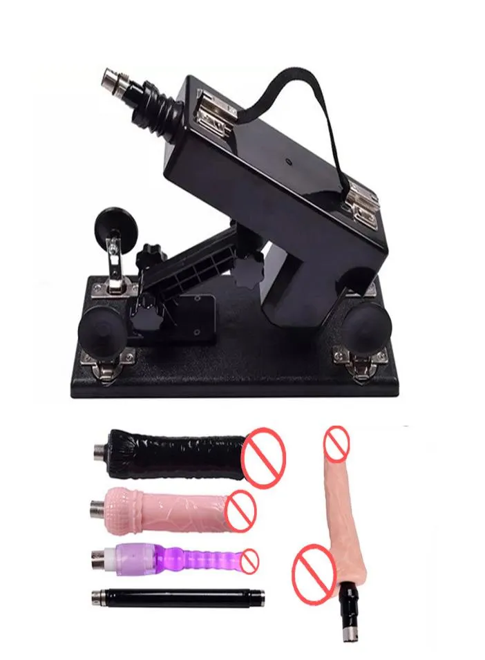 Poderosa metralhadora sexual feminina vibradores dispositivo de masturbação brinquedos sexuais elétricos para mulheres 6cm retrátil3439834