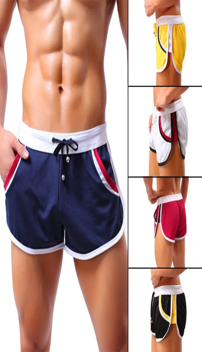 Summer Casual Shorts Men Clothes Men039s Home Boxers Man Cotton Shorts Gay Man Sexy Short Pants Loose Trousers1439657