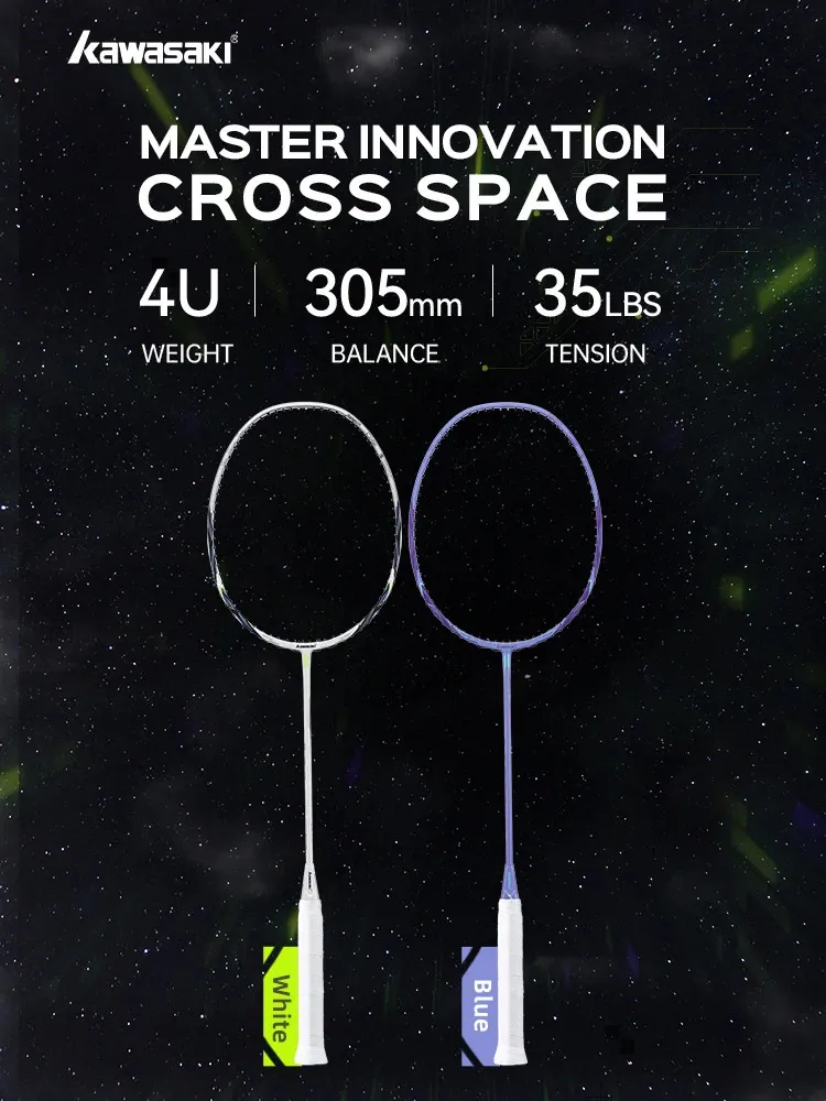 MASTER CROSS Badminton Racket Power Attack 4U Full Carton Fiber Rackets Proffessinal Fast Reaction Badminton Rackets 240227