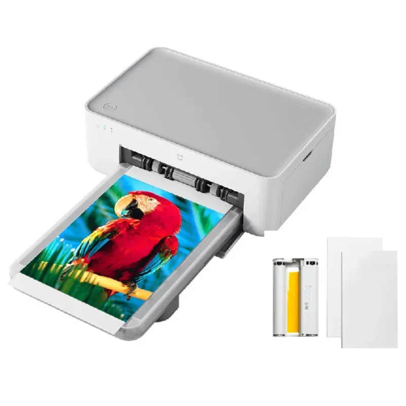 التحكم في Mijia Mi Photo Photo Printer 6inch Highdefinition Auto Film Multisize ID Photos Smart Printer Phone Photo Photo Photo Photo Photo