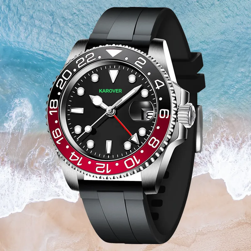 AAA Fashion Watches Men's Watch 40mm Automatic Machinery 2813 Movement Glow-in-the-Dark Sapphire Waterproof Sport Self-Wind Fashion Watch