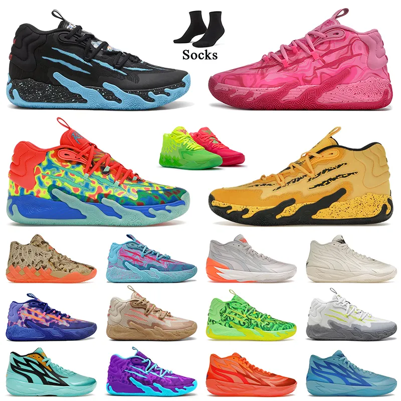 Lamelo Ball Shoes Basketball Shoe MB.03 02 01 Not From Here 1 of 1 Trainers Wings Rick and Morty Chino Hills Buzz City GutterMelo Pink Blue Sneakers