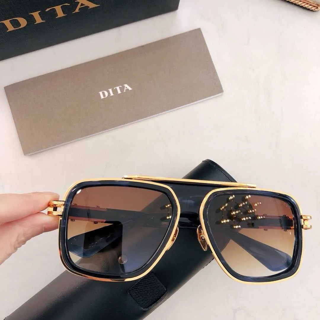 DITA cat eye occhiali da sole firmati uomo donna Occhiali intercambiabili per l'industria pesante LXN-EVO DTS403 Occhiali da sole con montatura grande Pilot Toad Trendy Uomo e donna