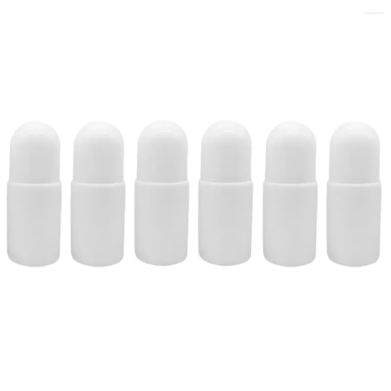 Garrafas de armazenamento Artibetter 12pcs 50ml Roller para óleos essenciais Rollo de reabastecimento vazio em recipientes de desodorizantes DIY (conta -gotas