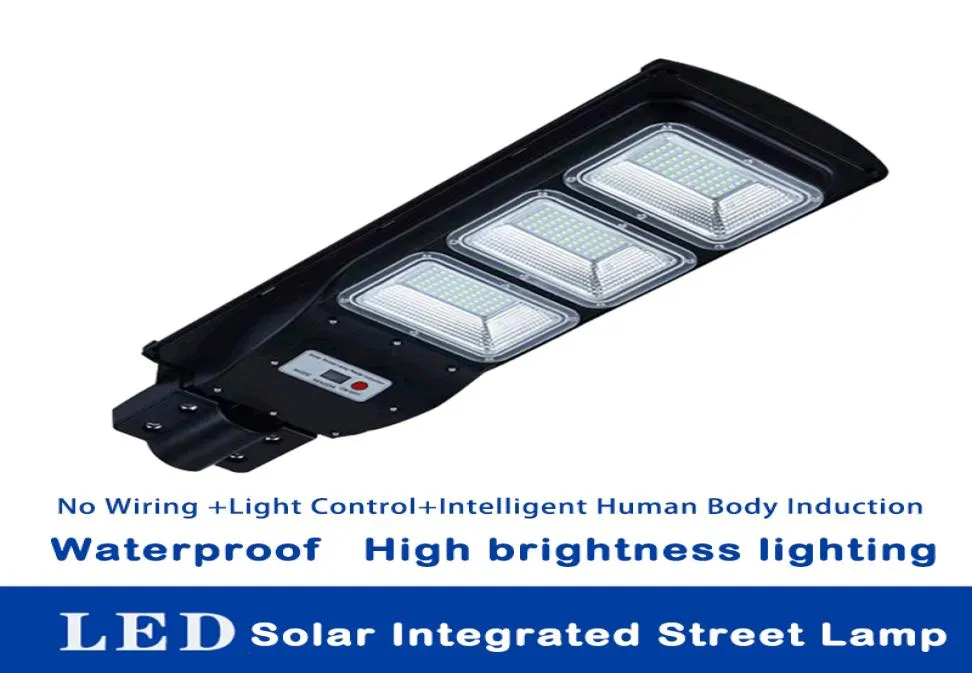Illuminazione esterna Lampada solare integrata Lampione stradale per uso domestico IP67 Lampade da giardino impermeabili 50 100 150 200 W Induzione del corpo umano W6856107