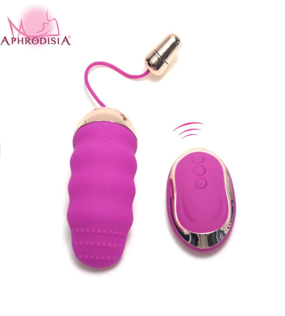 APHRODISIA USB Draadloze Afstandsbediening Kegel Ballen G Spot Vibrerend Ei Ben Wa Clitoris Stimulator Vibrators Volwassen Seksspeeltje voor Vrouwen 201219696010