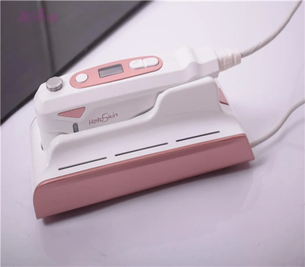 Mini machine à ultrasons portable Hifu Lifting du visage Resserrement de la peau Outils de soins de la peau Thérapie HIFU Haute intensité Focalisée Accueil Beauty4015233