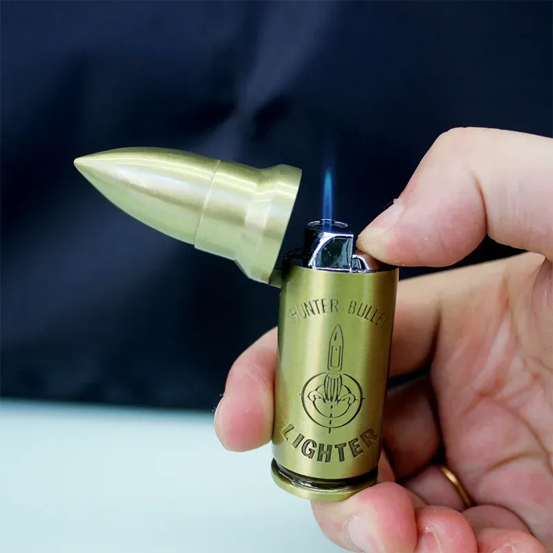 Bullet Aansteker Multifunctionele Butaan Jet Torch Aanstekers Gas Navulbare Outdoor Survival Sigarettenaansteker voor Mannen Cadeau