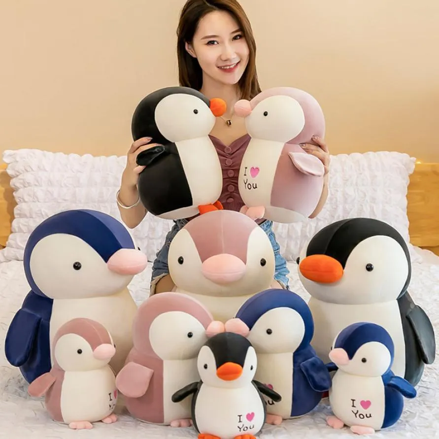 253545CM Kawaii câlin doux pingouin jouets en peluche pour enfants animaux en peluche poupée enfants jouet anniversaire cadeau 3400462