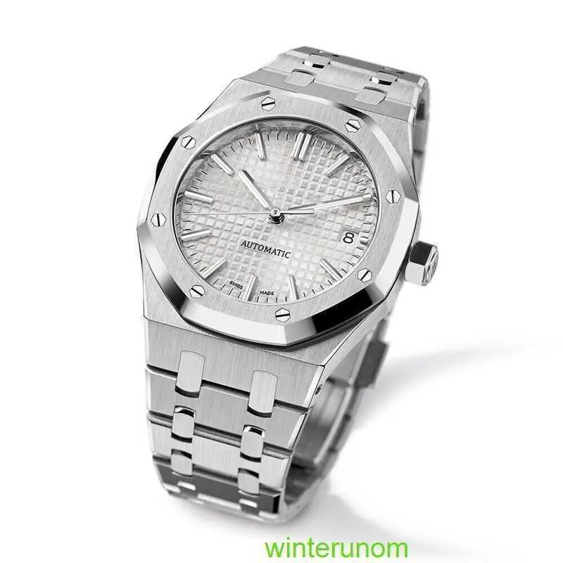 Brand Watches Audemar Pigue Royal Oak Series Watches Mens Watch 37mm Diameter Automatic Mechanical Steel Rose Gold Fashion Casual Luxury Watch
