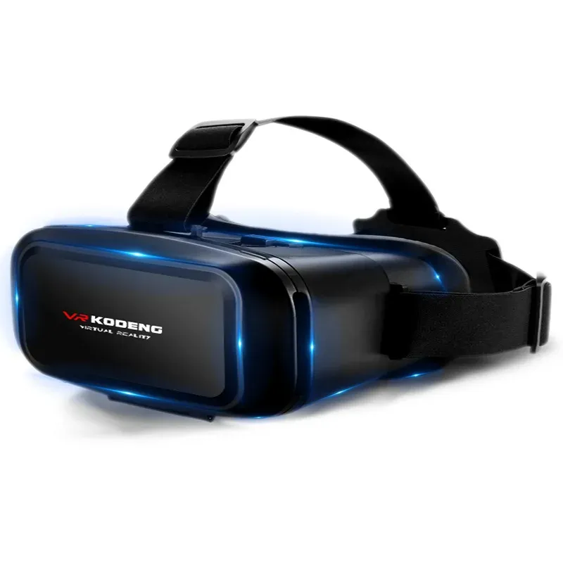 Enheter Nya Kodeng Kodeng K2 Smart VR Glassar Virtual Reality 3D Theatre Game Helmet Lämplig för 47 tum iOS Android -smartphone