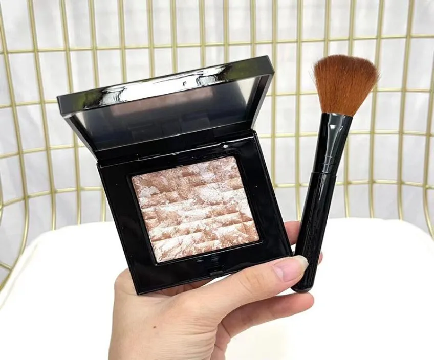 Neu kommen Highlighters Makeup Highlighting Powder 8g mit Pinsel Shimmer Pink Glow Poudre Touche Eclat einkaufen2045718