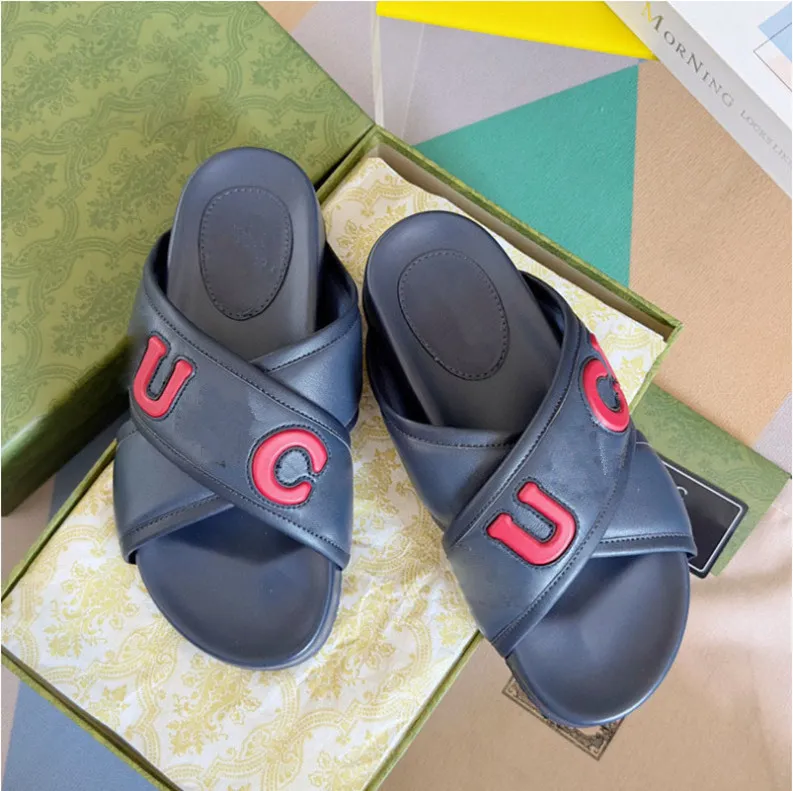 Scivoli da uomo estivi Sandali da donna Coppia Pantofole da donna incrociate Donna Outdoor Casual Beach Marchi di lusso Scarpe Sandali Mujer Slide taglia 35-45