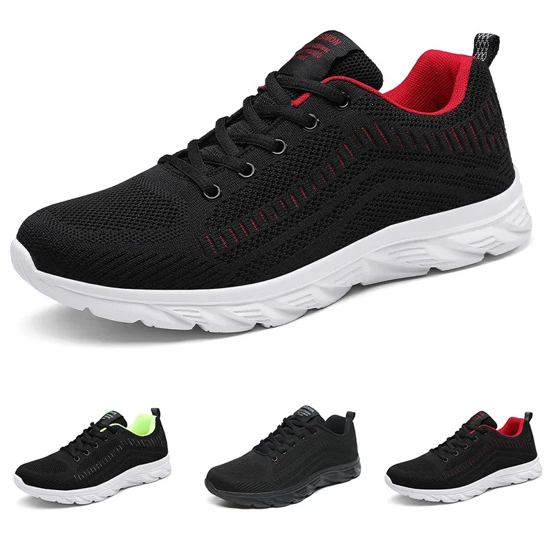 hardloopschoenen zwart wit lichtgroen rood jogging wandelen ademend laag zacht Multi heren sneaker outdoor trainers GAI