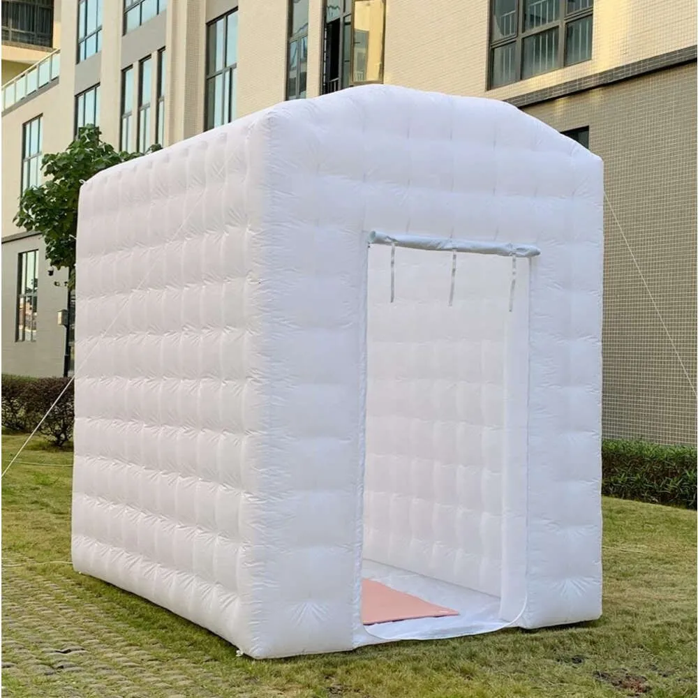 wholesale Outdoor Games NEW White Inflatable Hot Yoga Dome Tent For Home Yoga