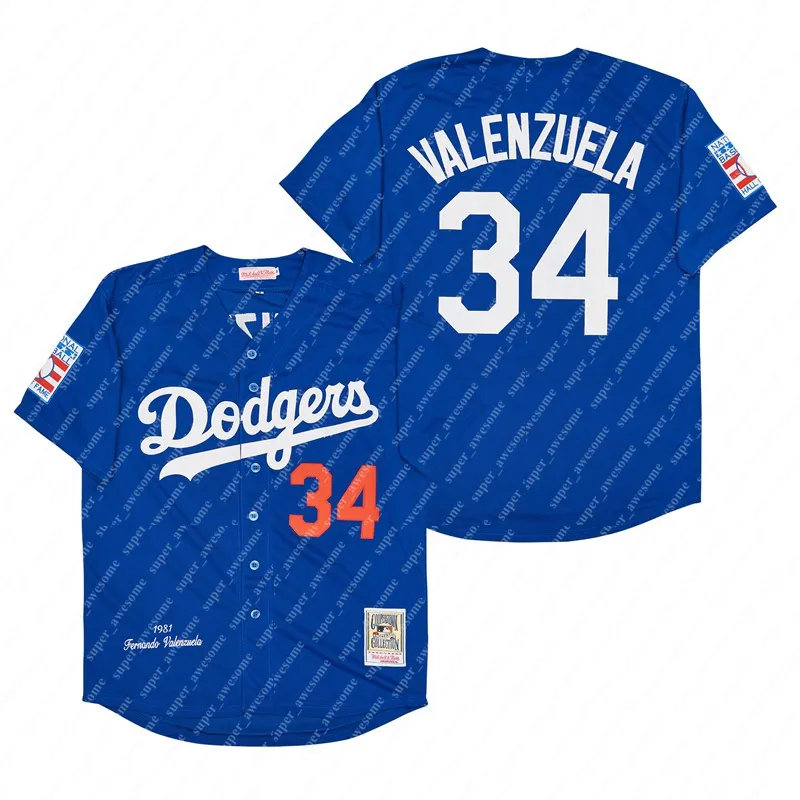Dodgers ユニフォーム 1981 Fernando Valenzuela Fernando Valenzuela 1981 Los Angeles Dodgers Grey Road