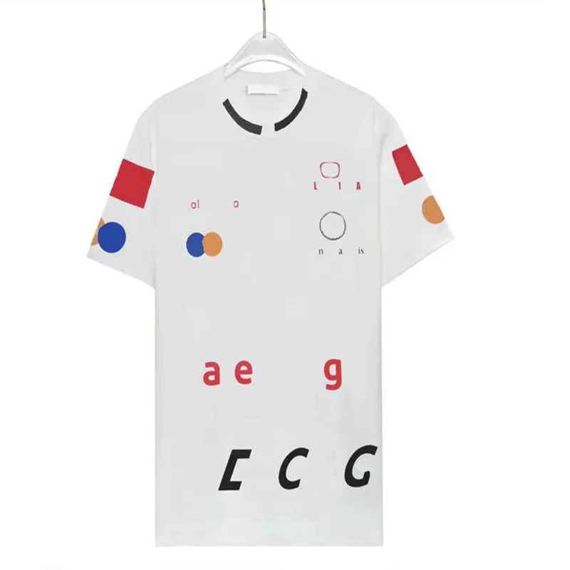 Mens designer t shirt men tshirts summer pure cotton round neck colorful letter printing white men women Tshirt fashion sports casual high quality womens t shirts top