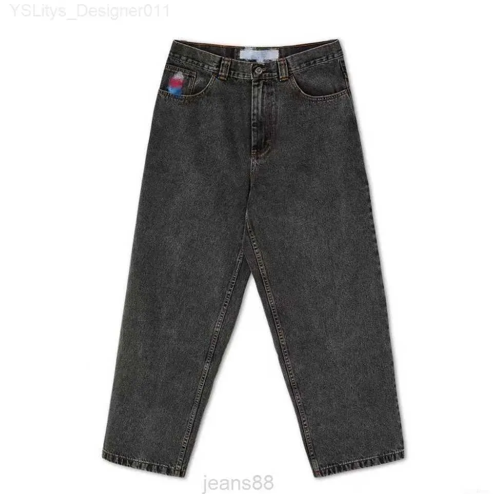 Jeans pour hommes Big Boy Jeans Designer Skater large jambe largement lâche denim décontracté Pantsdhfw Fashion préférée de nouveaux arrivants L230911 DFCNOC