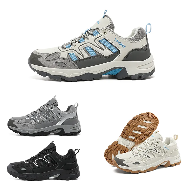 Hombres Mujeres Zapatillas deportivas para correr Confort con cordones Gris Negro Azul Zapatos para hombre Zapatillas deportivas para mujer Zapatillas deportivas Tamaño 36-46 GAI