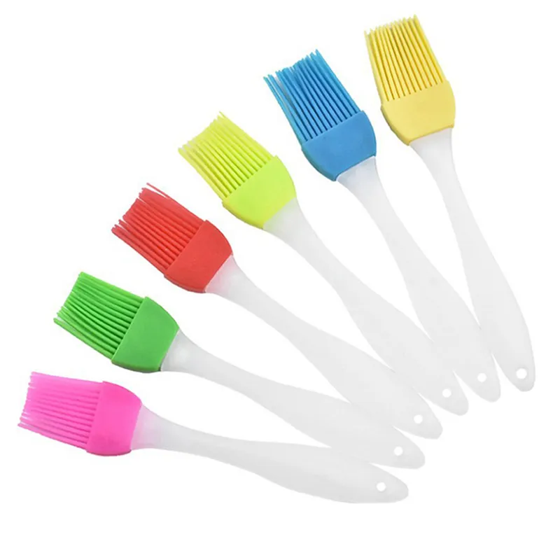 Silicone Oil Brush Grill BBQ Tools High Temperature Resistant Silicones Bakeware Baking Tool Bread Chef Pastry Oils Cream 6 Colors