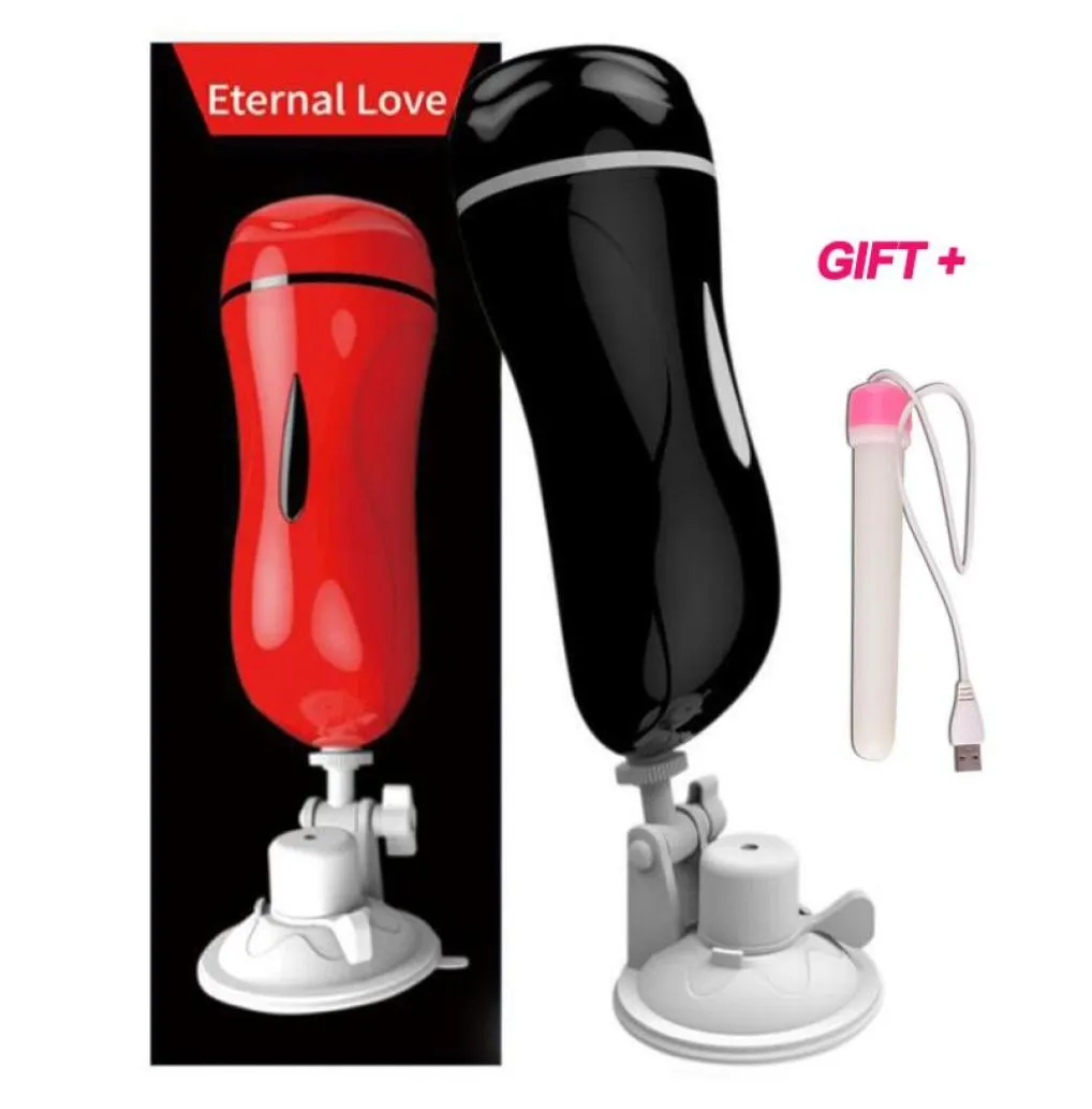 Vagin Anal sexe Mâle mains masturbateur pour homme Ventouse poche vagin Réel Chatte vibrateur Sex Toys Pour Hommes masturbation Y13663029