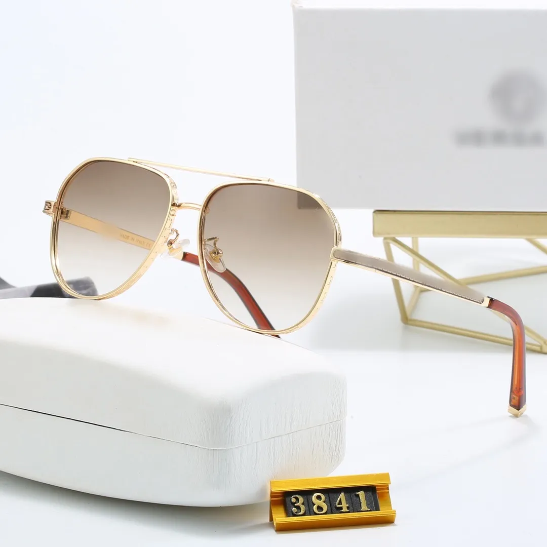 Top lunettes de soleil de luxe Polaroid lentille designer femmes hommes lunettes senior lunettes pour femmes lunettes cadre vintage lunettes de soleil en métal avec boîte jing ru 3841