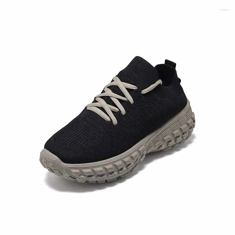 Vrijetijdsschoenen Trendy damessneakers Modieus geweven ademend