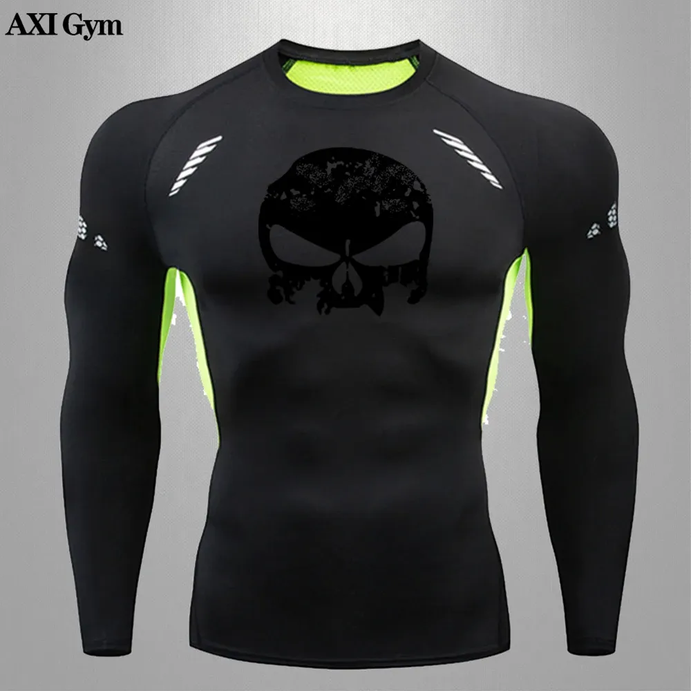 Camisetas masculinas de boxe jiu jitsu treinamento bodysuit ginásio jogging terno de compressão basquete terno de secagem rápida masculino rashguard t camisa