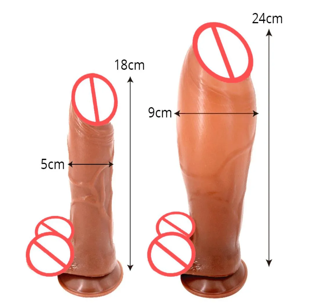 Big Inflatable Sex Dildo Large Butt Plug Penis Realistic Soft Dildo Pump Suction Cup Adult Sex Toys For Women4243996