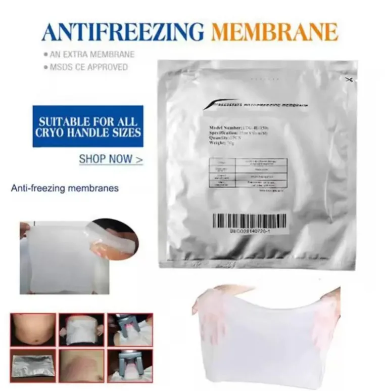 Outros equipamentos de beleza Membrana anticongelante para máquinas de congelamento de gordura fria e fina anticongelante Cryo Pad