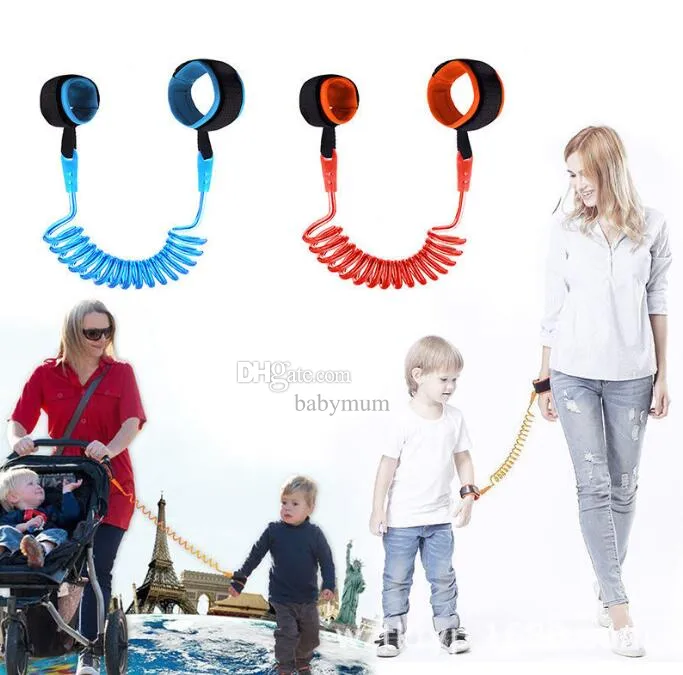 Barn anti Lost Strap Walking Wings Kids Safety Wristband Leashes Anti-Lost Wrist Link Band Baby Toddler Harness Leash Justerbar Braclet
