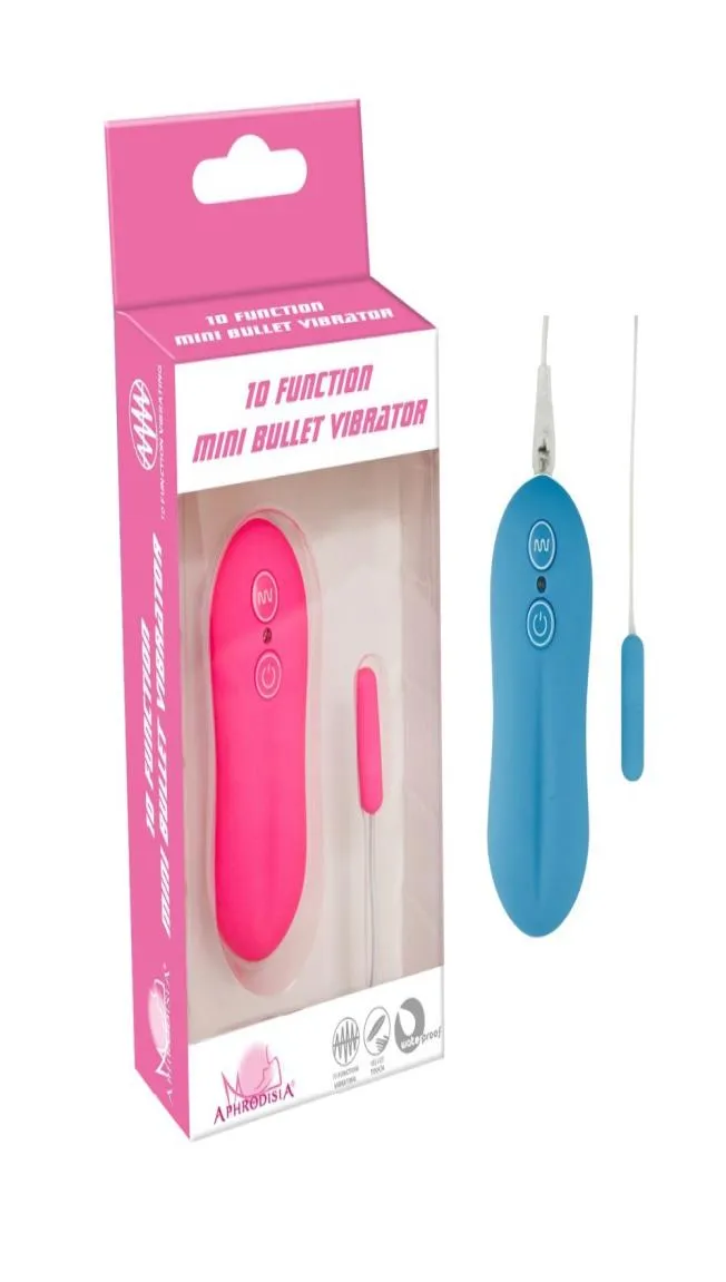маленький размер Whisper quiet 10 Функция пули Вибратор Сильная вибрация Стимуляция клитора игрушки для взрослых для женщин Y185095002