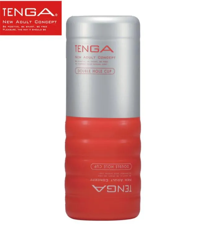 TENGA DOUBLE HOUR CUP SYMULUJĄCE PAGI MASTURBATORY MUSTARK SUKAK Realistyczne cipka Vigina Anus Sex Toy Shop Produkt dla mężczyzn Y181031056210034