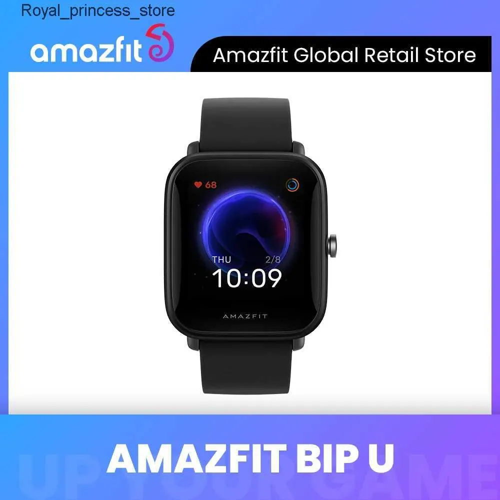 Inne zegarki Global Amazfit Big U Smart 60+Tryb sportowy Portugal Fitness Track 1,43-calowy duży ekran Inteligentny Q240301