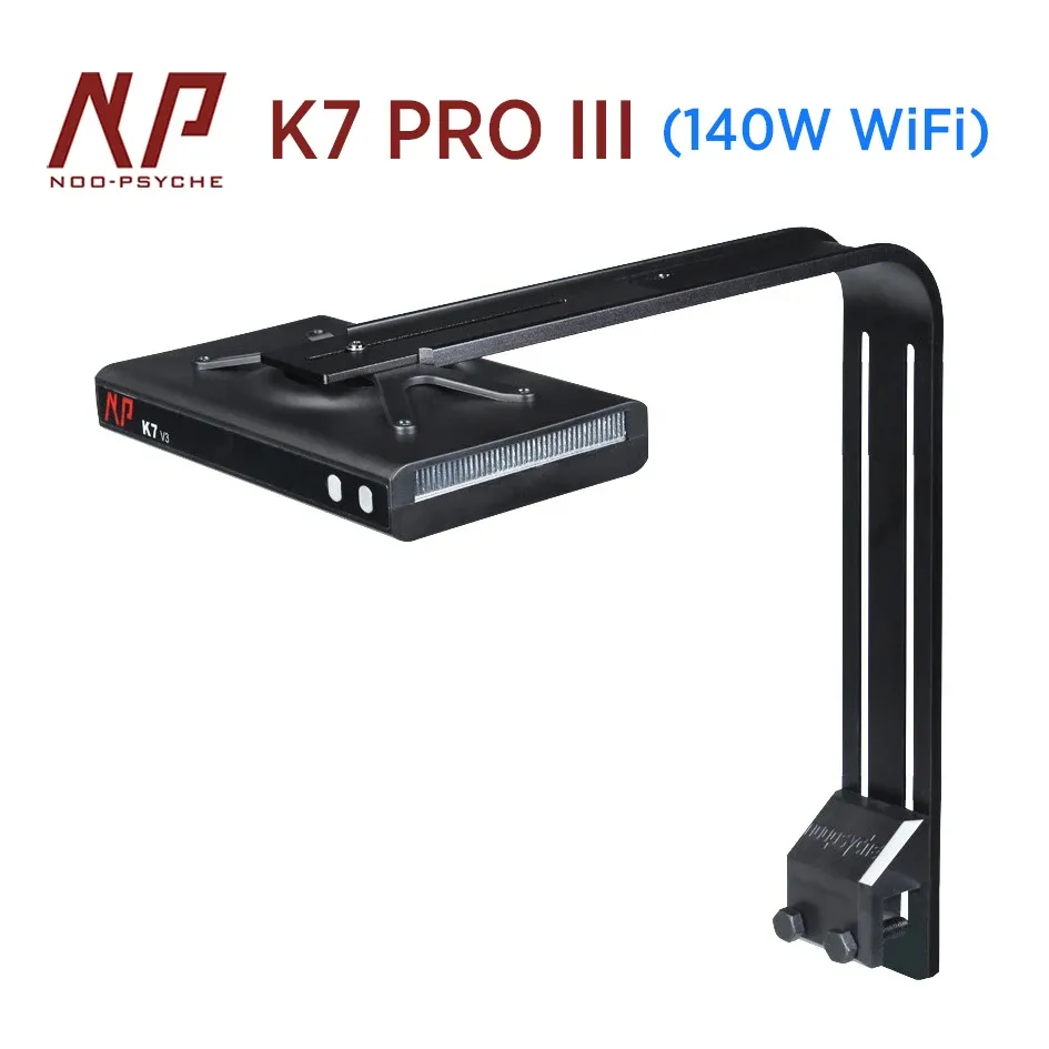 Lightings Noopsyche NP K7 Pro V3 III 140W App WiFi Full Spectrum Saltwater LED Aquarium Light for Coral Reef SPS/ LPS