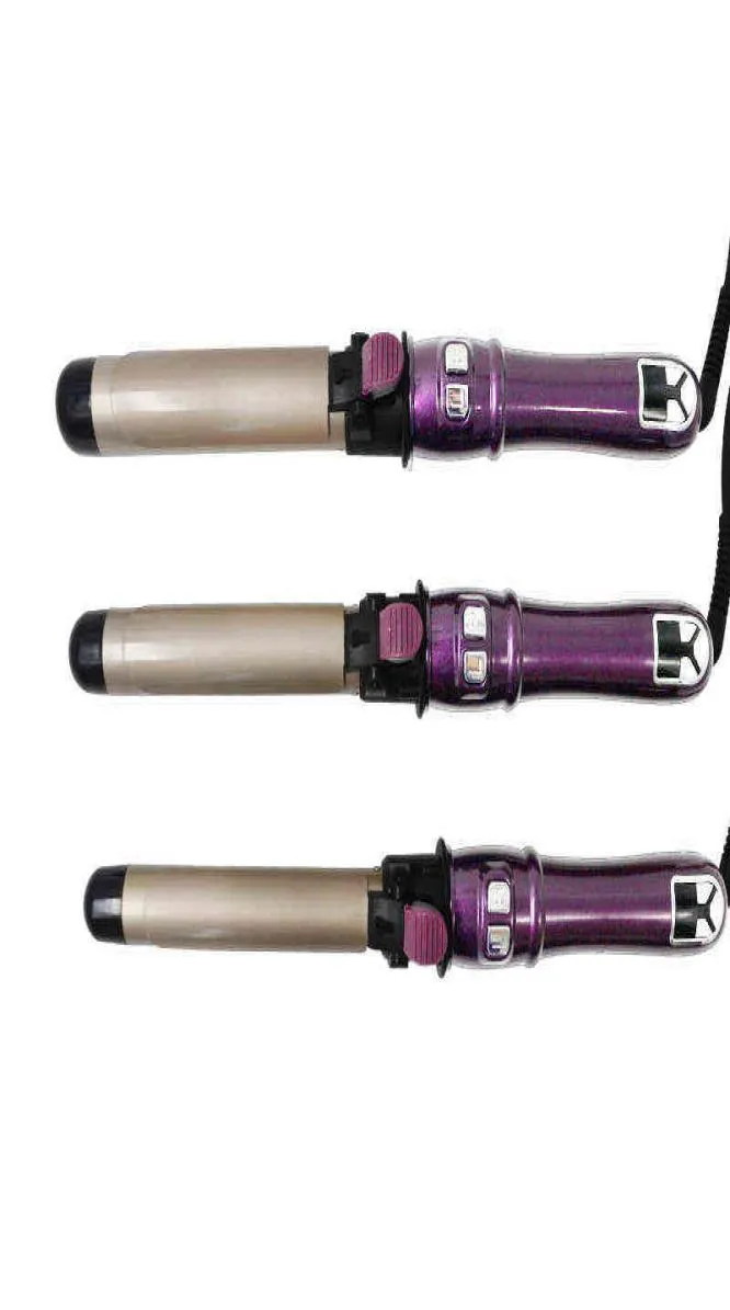 Automatic Curling Iron Hair Curler Wand Curl 1 Inch Rotating Magic Hair Curling Roller Titanium Auto Hair Wave Styler AA2203164446762