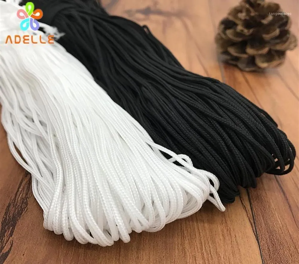 Плетеная нейлоновая веревка из пряжи 152 мм, бело-черный, кофейный цвет, аксессуары для штор, жалюзи, шнур для самостоятельного изготовления бисера, 90 м15526056