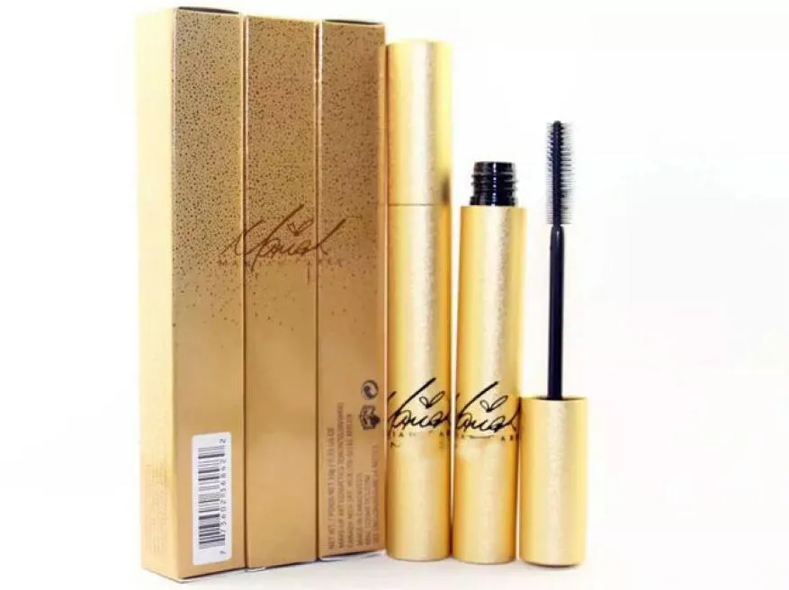 New Makeup Lips Gold Box Lash Waterproof Mascara Black12pcslot9274978