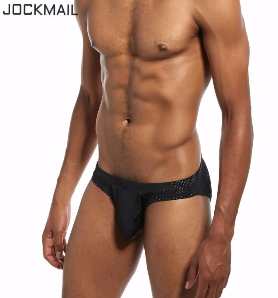 Jockmail marca sexy roupa interior dos homens briefs malha calcinhas calzoncillos hombre slips cuecas gay pênis bolsa wj men039s breve biki4117920