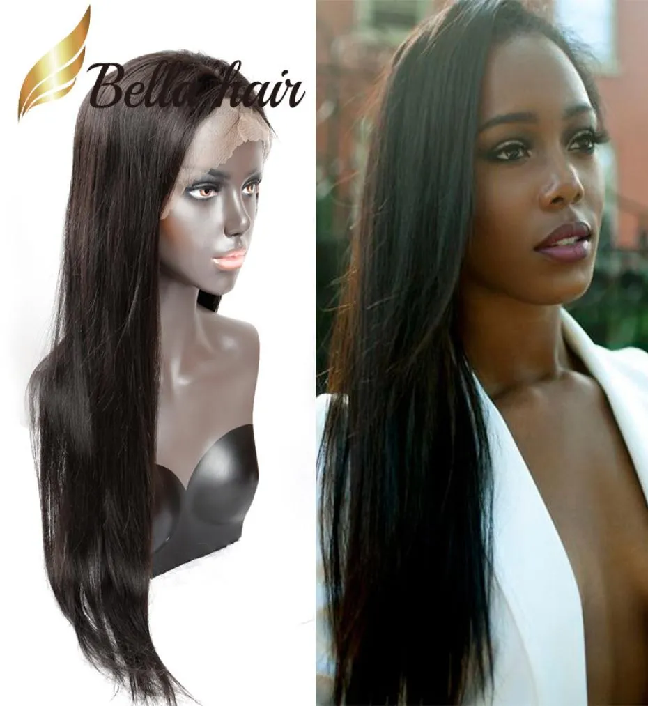 Straight Brazilian Hair Glueless Full Lace Wigs for Black Women 1024inch Natural Color Front Lace Long Wig 130 150 1807911778