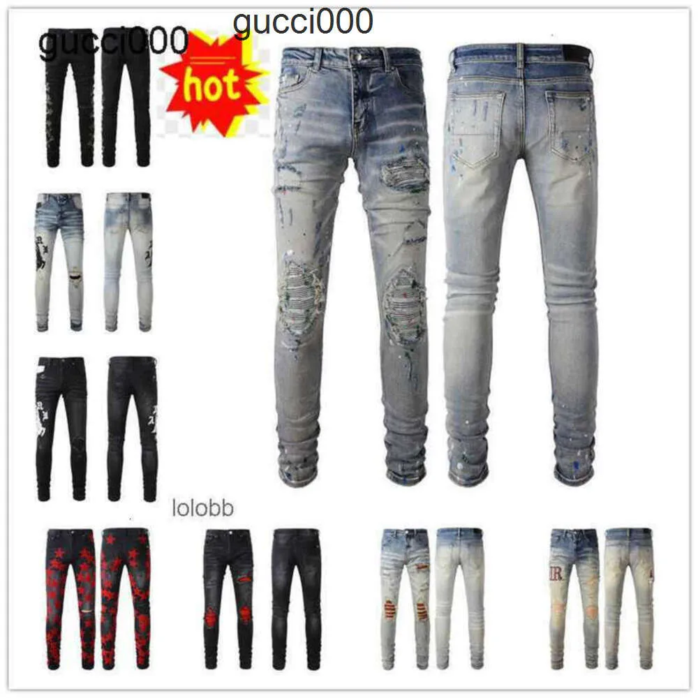 amirly Jean am Designer Holes ami Pants amirlies Hommes Luxe amiiri Denim Jeans imiri Pantalon 2024 COOLGUY Biker New Man Clothing Arrivals 313H 7QXA