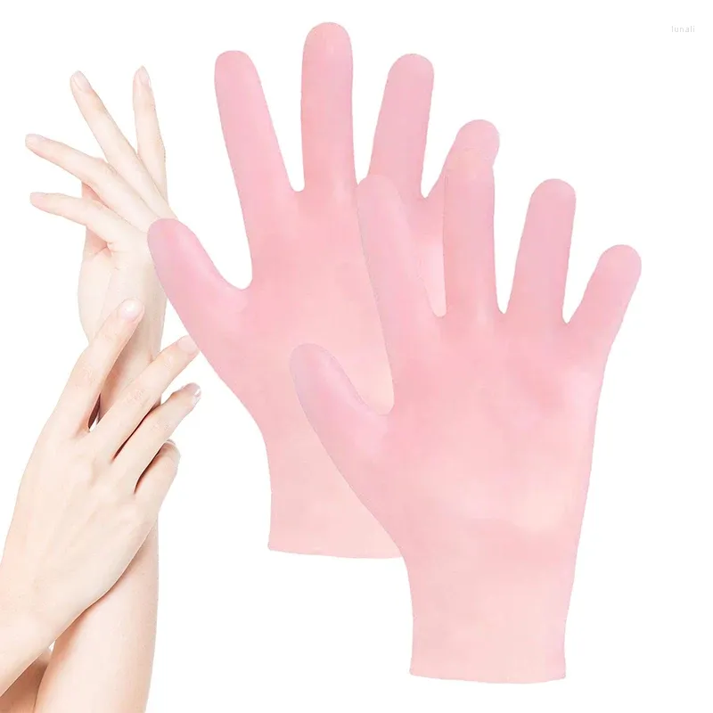 Conjunto acessório de banho Silicone Máscara de Mão Luvas Protetora Hidratante Feminino Enfermagem Linhas Finas Clareamento Máscaras Esfoliantes