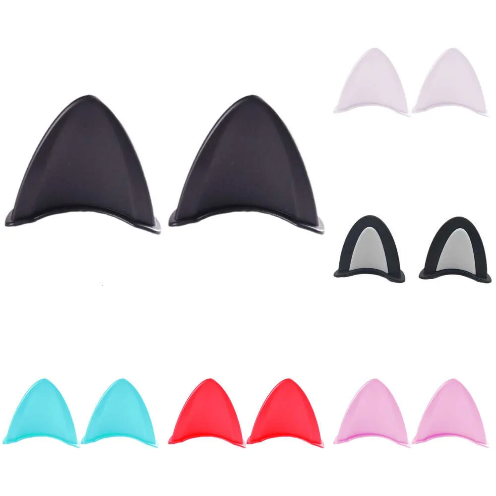 جديد جديد 2pcs Universal Motorcycle Helmet Excesssories Devil Horns Sport Decoration Cat Ears Outdoor L2T8