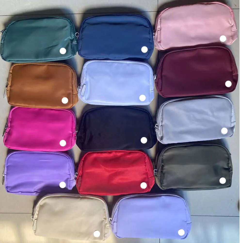 Lululemens joga torba wszędzie pasek 1l fanny opakowanie designer klasyczny klatkę piersiową nylon damski męskie męskie torby crossbody talii projektanci TOTE 6668ess