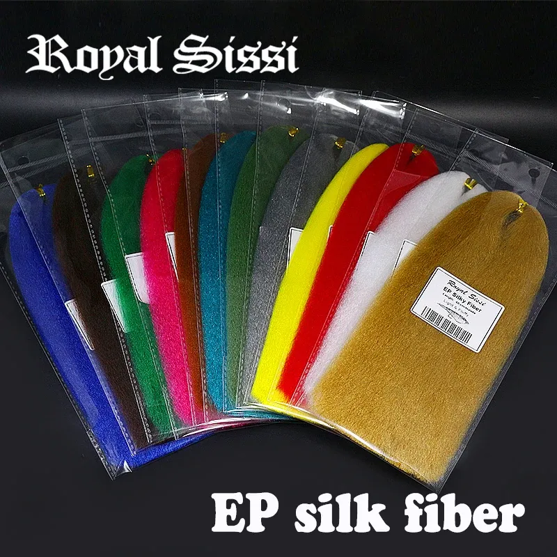 Esche Royal Sissi 12 colori fly tying EP Fibra setosa soffici fibre sintetiche in polipropilene durevoli materiali per legare il corpo dei pesciolini esca