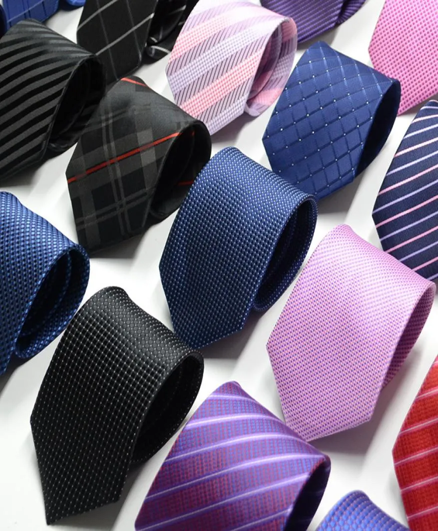 2018 New Fashion Silk Necktie Dot Striped Mens Dress Tie Wedding Business Dress Tie For Men Neckwear Handmade Wedding Tie Accessor4097571